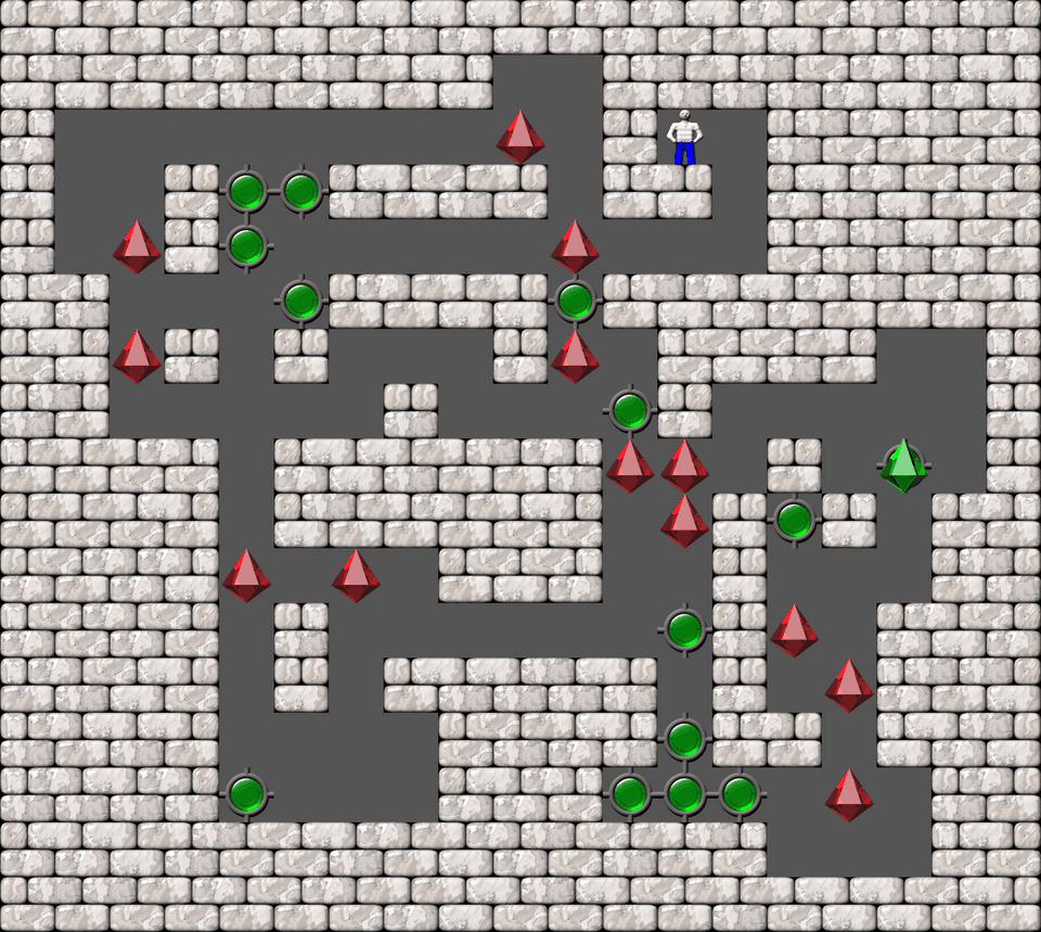 Sokoban Bugs550 collection level 199